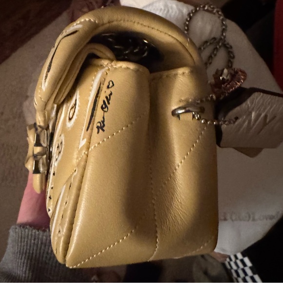 One of a Kind Coach Handpainted Quilted Tabby 20 - Picture 10 of 13